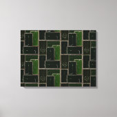 Billiards Table Pool Table Pool Sharks Canvas Afdruk (Voorkant)