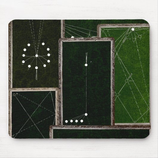 Billiards Table Pool Table Pool Sharks Muismat (Voorkant)