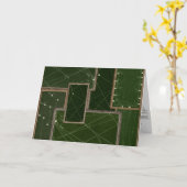  Billiards Tables Pool Shooter Antiek Kaart (Gele Bloem)