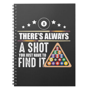 Billiards Team Pool Player Gift for Snooker Fans Notitieboek