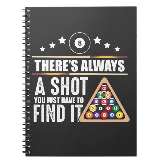 Billiards Team Pool Player Gift for Snooker Fans Notitieboek (Voorkant)