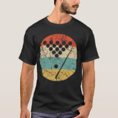 Billiards Vintage Retro Pool T-shirt (Voorkant)