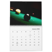 Billiards Wall Calendar Kalender (Jan 2026)