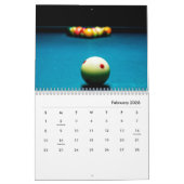 Billiards Wall Calendar Kalender (Feb 2026)