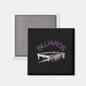 Billiardspeelster Magneet (Voorkant / Achterkant)