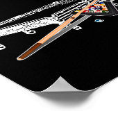 Billiardspeelster Poster (Hoek)