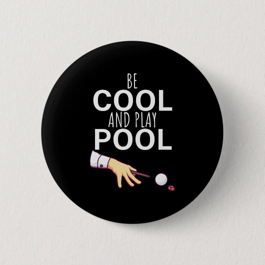 Billiardspeler | BE Cool Snooker Ronde Button 5,7 Cm (Voorkant)