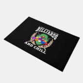 Billiardspeler | Biljarden en koelen Deurmat (Schuin)