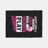 Billiardspeler | Echte vrouwen spelen Snooker Fleece Deken (Voorkant (Horizontaal))
