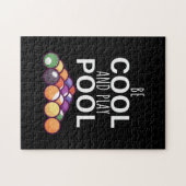 Billiardspeler | Koel- en speelgalerijpools zijn Legpuzzel (Horizontaal)