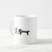 Billiardspeler Koffiemok (Voorkant links)