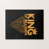 Billiardspeler | Koning van Billiards Legpuzzel (Horizontaal)