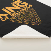 Billiardspeler | Koning van Billiards Sherpa Deken (3/4)