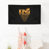 Billiardspeler | Koning van Billiards Spandoek (Insitu)