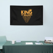 Billiardspeler | Koning van Billiards Spandoek (Beurs)