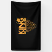 Billiardspeler | Koning van Billiards Spandoek (Verticaal)