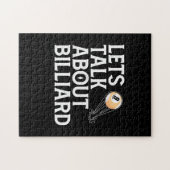 Billiardspeler | Laten we het hebben over Billiard Legpuzzel (Horizontaal)