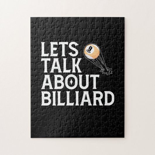 Billiardspeler | Laten we het hebben over Billiard Legpuzzel (Verticaal)