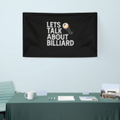 Billiardspeler | Laten we het hebben over Billiard Spandoek (Beurs)