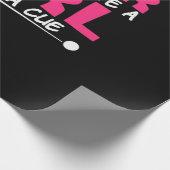 Billiardspeler | Pool Billiards Girl met ue Cadeaupapier (Hoek)