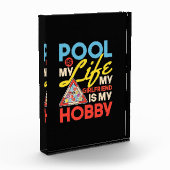 Billiardspeler | Pool Billiards is mijn leven Fotoblokken (Links)