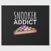 Billiardspeler | Snooker Addict Cadeaupapier (Vlak)