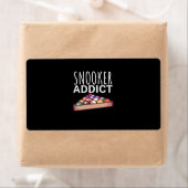 Billiardspeler | Snooker Addict Etiket (Insitu)