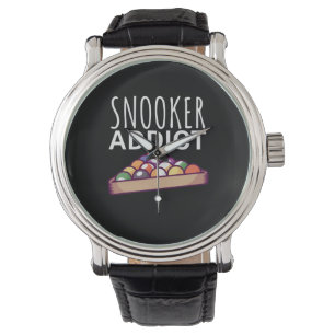Billiardspeler Snooker Addict Horloge