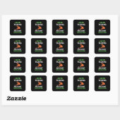 Billiardspeler | Snooker Start Chalking Vierkante Sticker (Vel)