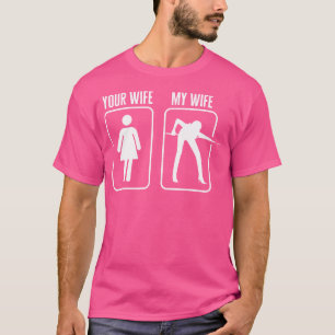 Billiardspool 8 Ball Snooker Vrouw Billiard Play T-shirt