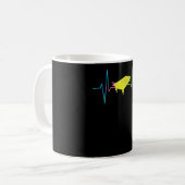Billiardtafelhartslag Koffiemok (Voorkant links)