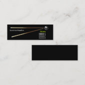 BilliardVisitekaartje Mini Visitekaartje (Voorkant / Achterkant)