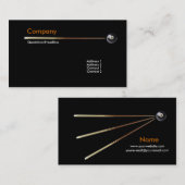 BilliardVisitekaartje Visitekaartje (Voorkant / Achterkant)