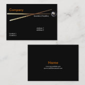 BilliardVisitekaartje Visitekaartje (Voorkant / Achterkant)