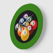 Billiardwandklok Grote Klok (Hoek)