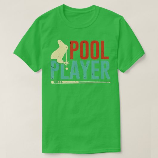 Billiardware speler 8 Ball Master Billiard Shoot T-shirt (Design voorkant)