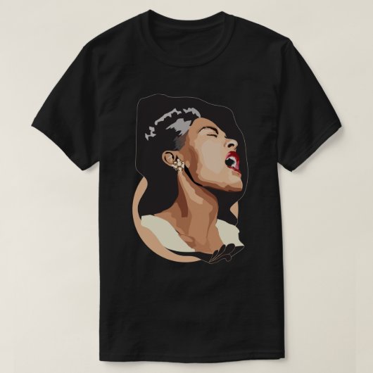 Billie Holiday Classic T-Shirt (Design voorkant)