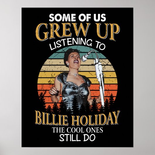 Billie Holiday geeft de wolken nog steeds  Poster (Voorkant)