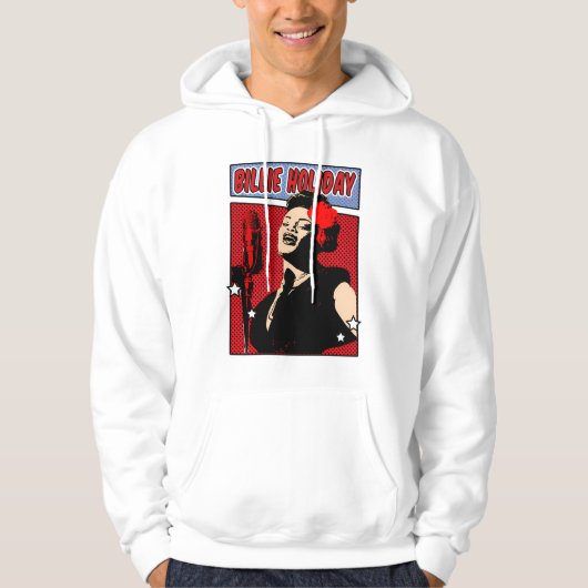 Billie Holiday Hoodie (Voorkant)
