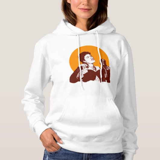 Billie Holiday Hoodie (Voorkant)