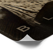 Billie Holiday Jazz Singer Poster (Hoek)