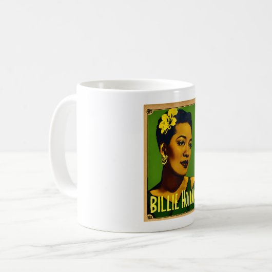 Billie Holiday Koffiemok (Voorkant links)