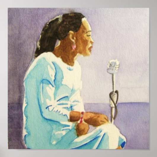 Billie Holiday Poster (Voorkant)