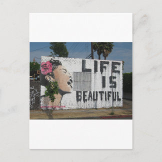 Billie Holiday Street Art Briefkaart