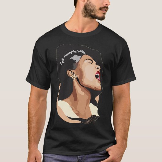 Billie Holiday T-shirt (Voorkant)