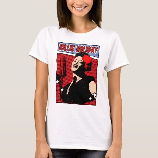Billie Holiday T-shirt (Voorkant)