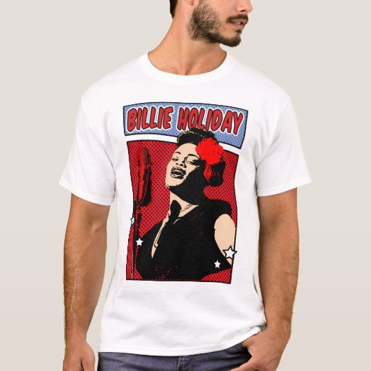 Billie Holiday T-shirt (Voorkant)