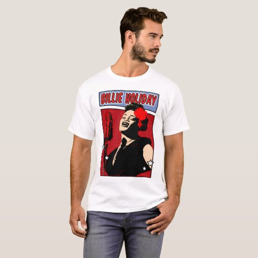 Billie Holiday T-shirt (Voorkant volledig)