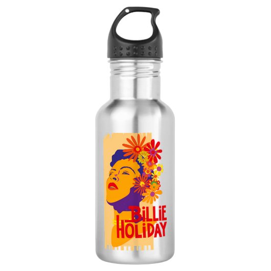 Billie Holiday Waterfles (Voorkant)