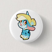 Billie op een knop ronde button 3,2 cm (Voorkant)